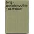 Bing - Wortelsmoothie - AS Watson