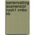 Samenvatting Examenstof NaSk1 VMBO KB