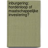 Inburgering: hordenloop of maatschappelijke investering? door Han Entzinger