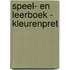 Speel- en leerboek - Kleurenpret