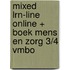 MIXED LRN-line online + boek Mens en zorg 3/4 vmbo