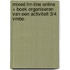 MIXED LRN-line online + boek Organiseren van een activiteit 3/4 vmbo