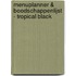 Menuplanner & boodschappenlijst - Tropical black