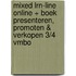 MIXED LRN-line online + boek Presenteren, promoten & verkopen 3/4 vmbo
