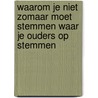 Waarom je niet zomaar moet stemmen waar je ouders op stemmen by Titia Hoogendoorn