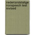 Nederlandstalige Nonspeech Test Revised