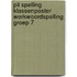 Pit Spelling klassenposter werkwoordspelling groep 7