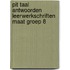Pit Taal Antwoorden leerwerkschriften maat groep 8