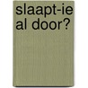 Slaapt-ie al door? door Marloes Grimbergen
