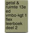 Getal & Ruimte 13e ed vmbo-kgt 1 FLEX leerboek deel 2