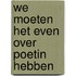 We moeten het even over Poetin hebben