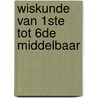 Wiskunde Van 1ste tot 6de Middelbaar door Jozef Aerts