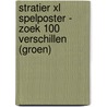 Stratier XL Spelposter - Zoek 100 verschillen (GROEN) door Tom Suykens