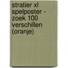 Stratier XL Spelposter - Zoek 100 verschillen (ORANJE) by Unknown