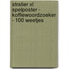 Stratier XL Spelposter - Koffiewoordzoeker - 100 weetjes door Tom Suykens