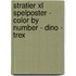 Stratier XL Spelposter - color by number - DINO - TREX
