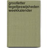 Grootletter Tegeltjeswijsheden weekkalender by Interstat