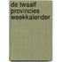 De twaalf provincies weekkalender
