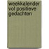 Weekkalender vol positieve gedachten