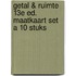 Getal & Ruimte 13e ed. Maatkaart set a 10 stuks