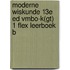 Moderne Wiskunde 13e ed vmbo-k(gt) 1 FLEX leerboek b