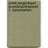 ANWB Wegenkaart Scandinavië/IJsland 1. Denemarken