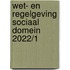 Wet- en regelgeving sociaal domein 2022/1