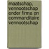 Maatschap, vennootschap onder firma en commanditaire vennootschap