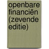 Openbare financiën (zevende editie) by Koen Algoed