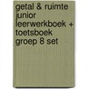 Getal & Ruimte Junior leerwerkboek + toetsboek groep 8 set by Unknown