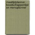 Maaltijdplanner - Boodschappenlijst en menuplanner