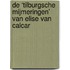 De ‘Tilburgsche mijmeringen’ van Elise van Calcar