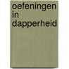 Oefeningen in dapperheid by David de Poel