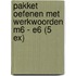 Pakket Oefenen met werkwoorden M6 - E6 (5 ex)