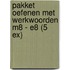 Pakket Oefenen met werkwoorden M8 - E8 (5 ex)