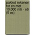 Pakket Rekenen tot en met 10.000 M6 - E6 (5 ex)