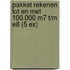 Pakket Rekenen tot en met 100.000 M7 t/m E8 (5 ex)