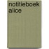 Notitieboek Alice