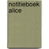 Notitieboek Alice