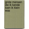 Grote mensen die ik kende toen ik klein was by Wouter Deprez
