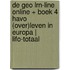 De Geo LRN-line online + boek 4 havo (Over)leven in Europa | LIFO-totaal
