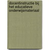 Docentinstructie bij het educatieve onderwijsmateriaal door S. Frijters