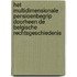 Het multidimensionale pensioenbegrip