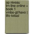 Op niveau LRN-line online + boek 1 vmbo-gt/havo | LIFO-totaal