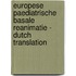 Europese Paediatrische Basale Reanimatie - Dutch translation