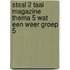 Staal 2 Taal magazine thema 5 Wat een weer groep 5