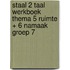 Staal 2 Taal werkboek thema 5 Ruimte + 6 Namaak groep 7