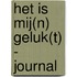 Het is mij(n) geluk(t) - Journal