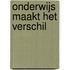 Onderwijs maakt het verschil