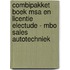 Combipakket boek MSA en licentie Electude - MBO Sales Autotechniek